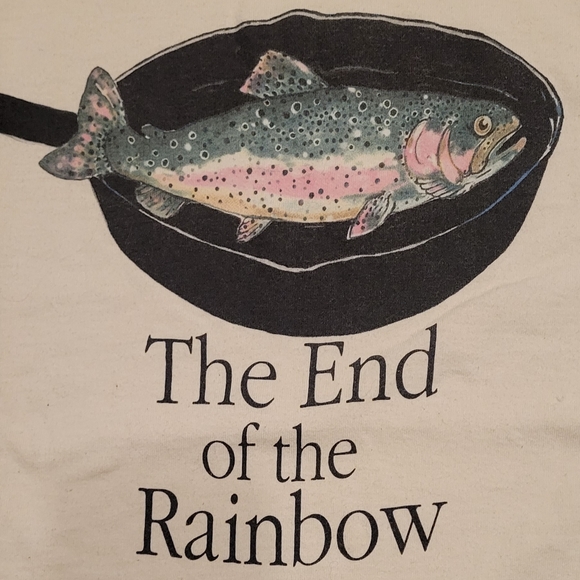 End of the Rainbow, pan fried fish shirt - Picture 1 of 3